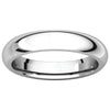 10k White Gold 4mm Comfort Fit Band, Size 9.5