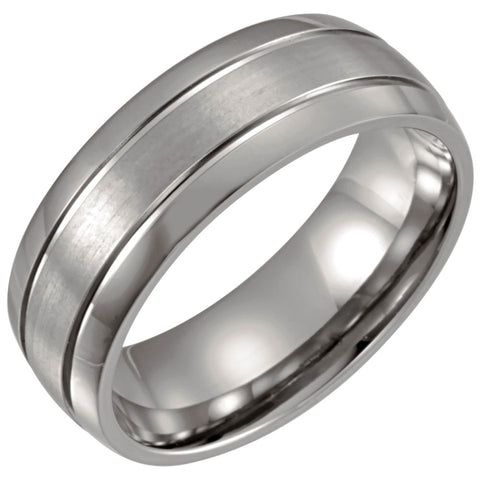 Titanium 8mm Band Size 9