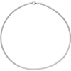 Sterling Silver 3.25mm Hollow Mesh 16" Chain