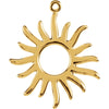 Petite Sun Dangle in 14K Yellow Gold