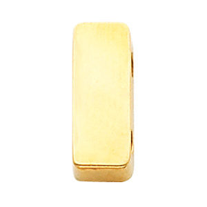 14k Yellow Gold Bracelet Slide