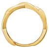 14k Yellow Gold Infinity-Inspired Ring