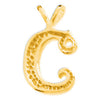 14k Yellow Gold "Y" Script Initial Pendant