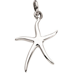 14k Yellow Gold Metal Fashion Starfish Dangle