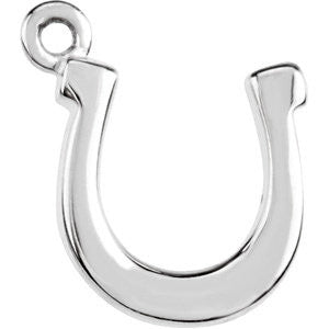 Sterling Silver Petite Horseshoe Dangle