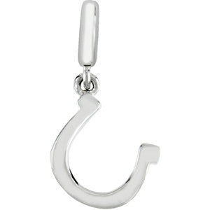 Sterling Silver Petite Horseshoe Charm