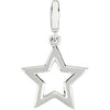 Petite Star Charm in 14K White Gold