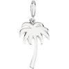 Petite Palm Tree Charm in Sterling Silver