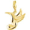 Charming Animals« Hummingbird Charm in 14k Yellow Gold