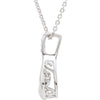 14k White Gold 1/6 CTW Diamond 18" Mystara® Necklace