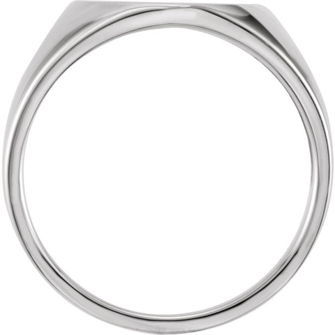 Sterling Silver Signet Ring , Size 11