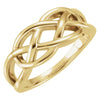 14k Yellow Gold Freeform Ring, Size 7