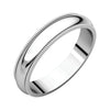 04.00 mm Milgrain Wedding Band Ring in 10k White Gold (Size 5 )