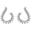 14k White Gold 1/2 CTW Diamond Earrings