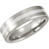 06.00 mm Dura Cobalt Flat Wedding Band Ring (Size 10 )