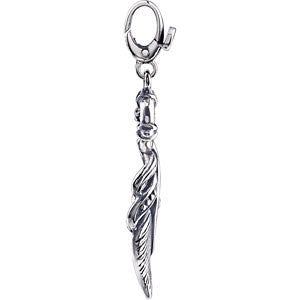 Sterling Silver Feather Charm