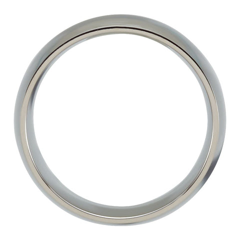 Titanium 10mm Domed Polished Band Size 11