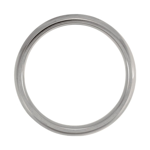 Titanium 6mm Domed Polished Band Size 11.5