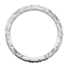 Platinum 1/5 CTW Diamond Sculptural-Inspired Eternity Band Size 7