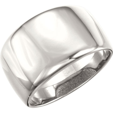 Continuum Sterling Silver Dome Ring, Size 7