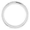 14k White Gold 4mm Band Size 7