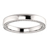 14k White Gold 3mm Band Size 7