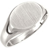 Signet Ring in Sterling Silver ( Size 6 )