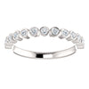 14k White Gold 1/4 CTW Diamond Ring, Size 7