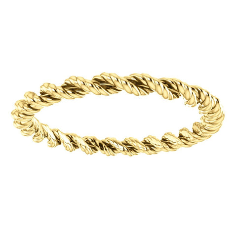 14k Yellow Gold Band Size 7