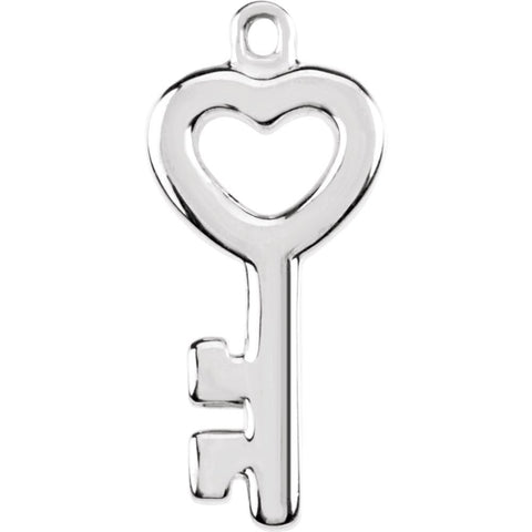 Sterling Silver Petite Key Dangle