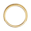 14k Yellow Gold Stackable Bead Ring, Size 7