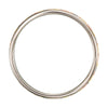 14K White & Yellow & Rose Gold 6mm Hand-Woven Milgrain Band Size 10