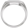 Sterling Silver 14mm Signet Ring, Size 11