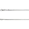 1.75 mm Solid Diamond-Cut Wheat Chain in Sterling Silver ( 20-Inch )