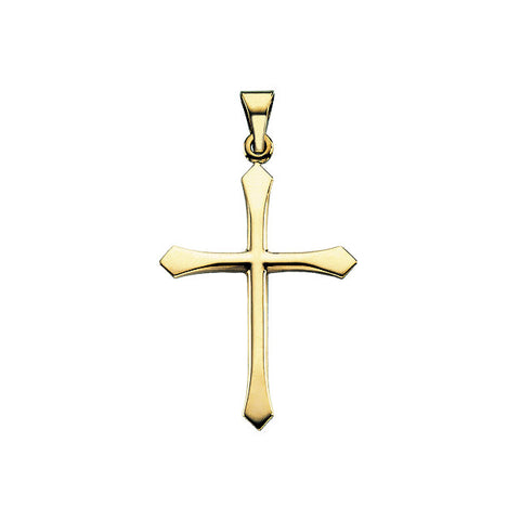 14k Yellow Gold Cross Pendant