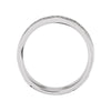 14k White Gold 7mm Comfort-Fit Enamel Band Size 7