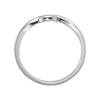 14k White Gold #3 Band for Tulipset® Ring, Size 6