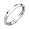 3mm Knife Edge Comfort Fit Band in 10K White Gold (Size 9.5)