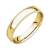 04.00 mm Light Comfort-Fit Milgrain Band in 10K Yellow Gold ( Size 11 )