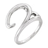 14k White Gold Ladies Ring, Size 7