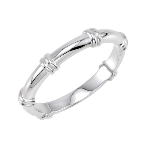 Sterling Silver Stackable Ring, Size 7