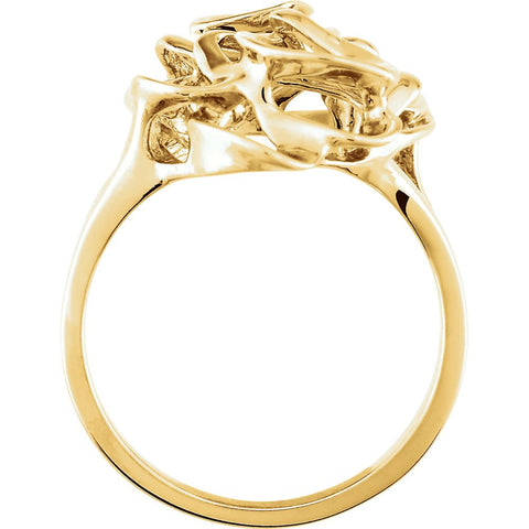 14k Yellow Gold Ring, Size 6