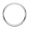 14k White Gold 6mm Light Comfort Fit Milgrain Band , Size 9.5