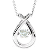 14K White Gold 3/8 Ct Diamond 18-Inch Necklace