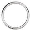 14k White Gold 6mm Knurl Design Band Size 11