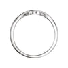 14k White Gold #8 Band for Tulipset® Ring, Size 6