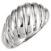 Metal Fashion Ring in 14k White Gold ( Size 6 )