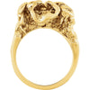 14k Yellow Gold Freeform Ring, Size 6