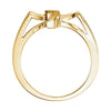 18k Yellow Gold Cross Ring, Size 7