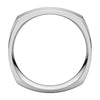 Continuum Sterling Silver 6mm Square Comfort Fit Band, Size 13